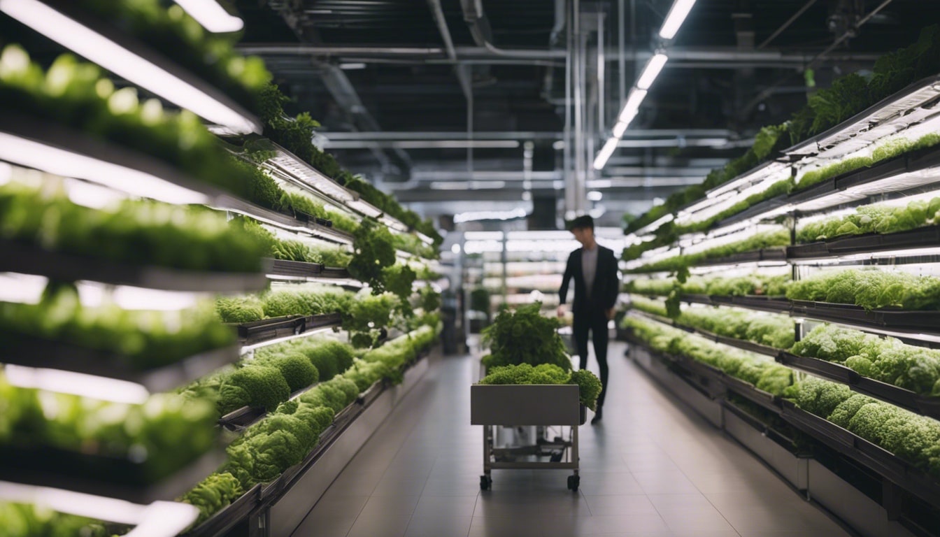 vertical farm in store