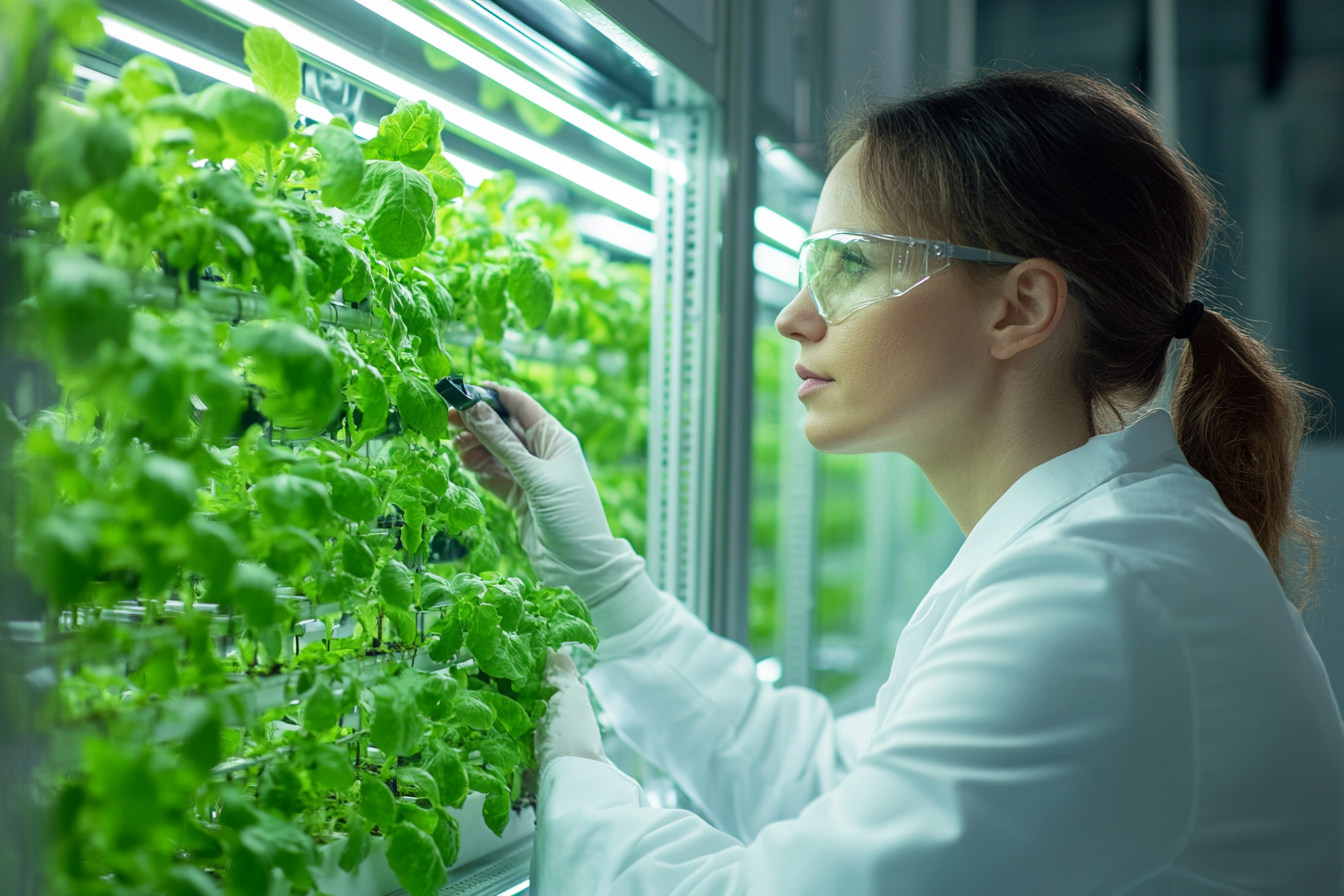 Vertical Farming ermöglicht auch im Winter den Anbau von Pflanzen, da es kontrollierte Umgebungen und künstliches Licht nutzt, um Wachstumsbedingungen zu gewährleisten.