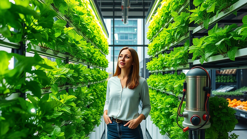 Revolutioniere den Einzelhandel mit Vertical Farming und biete frische, nachhaltige Produkte direkt aus urbanen Anbausystemen an.