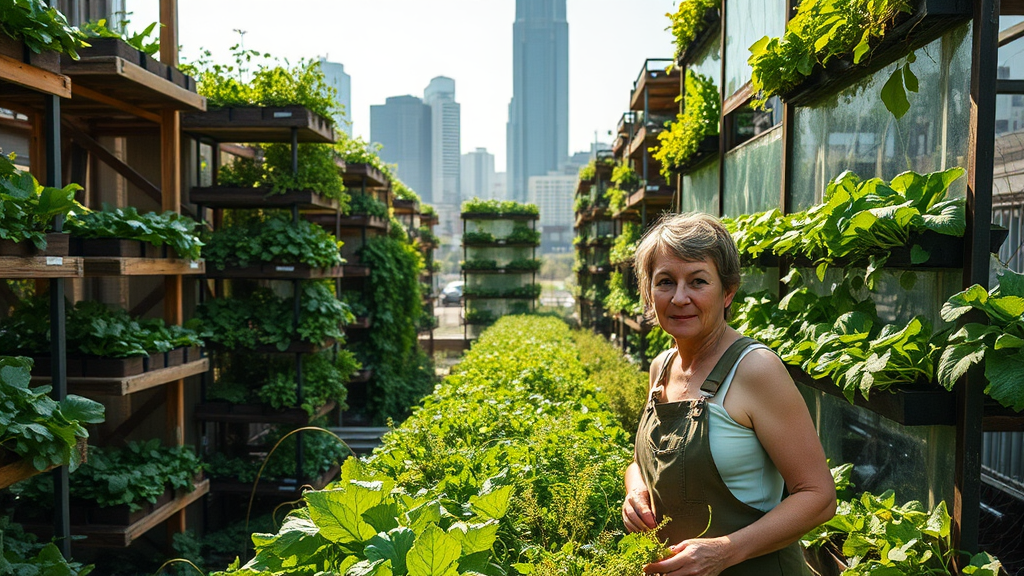 Nutze gebrauchte Materialien für vertikale Landwirtschaft und reduziere Abfall, während du nachhaltige Erträge aus deinem urbanen Garten erzielst.