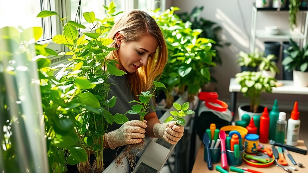 Halte Algen in deinem Hobby-Hydroponik-System fern mit effektiven Tipps und Strategien für gesunde Pflanzen und reines Wasser.